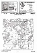 Holmes City Township, Rachel Lake, Freeborn Lake, Pocket Lake, Directory Map, Douglas County 2006